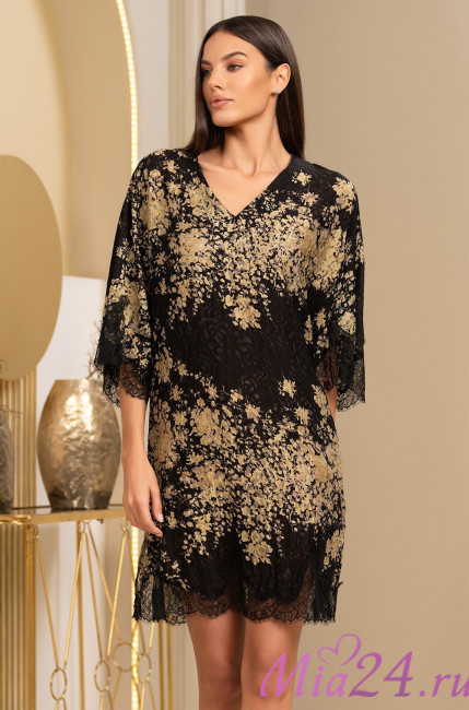 Туника короткая женская из смесового шелка Mia-Amore "Versalle" 4395 Туника короткая женская из смесового шелка Mia-Amore "Versalle" 4395