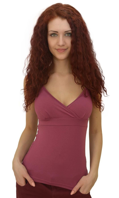 112 Топ женский розово-лиловый