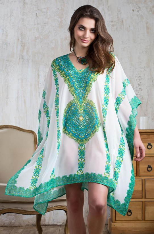 Туника пляжная Mia-Mia "Macedonia" 19040 зеленый