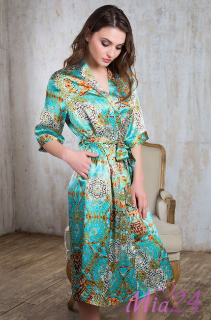 Халат шелковый Mia-Mia "Adriana" 15109