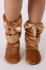 6 Сапожки домашние "Cleo" коричневый
