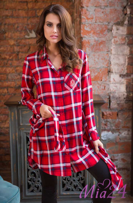 Туника домашняя женская Mia-Mia "Davina"16253 красный Туника домашняя женская Mia-Mia "Davina"16253 красный