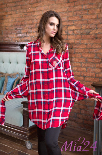 Туника домашняя женская Mia-Mia "Davina"16253 красный Туника домашняя женская Mia-Mia "Davina"16253 красный