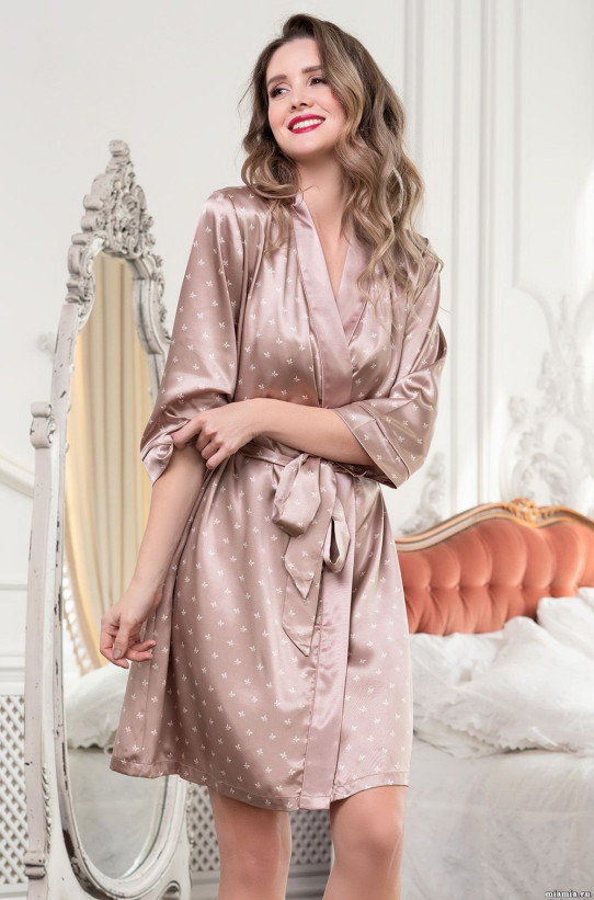 Халат женский Mia-Mella "Clever" 8943 бежевый