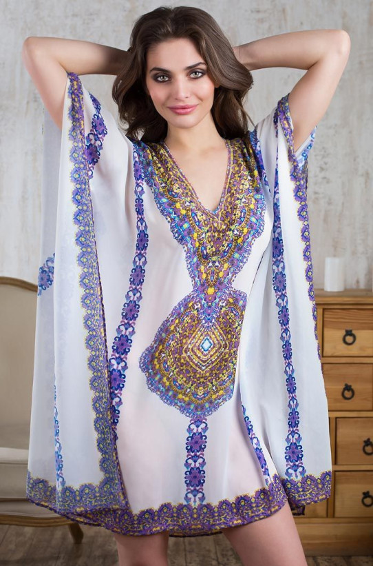 Туника пляжная Mia-Mia "Macedonia" 19040 голубой