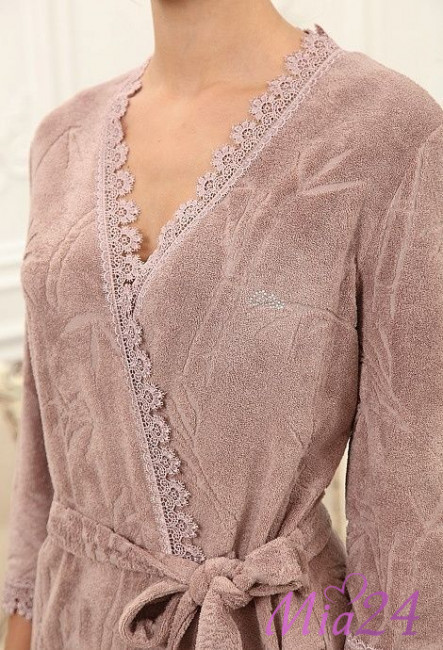 603 Халат домашний "Cleo" кофе