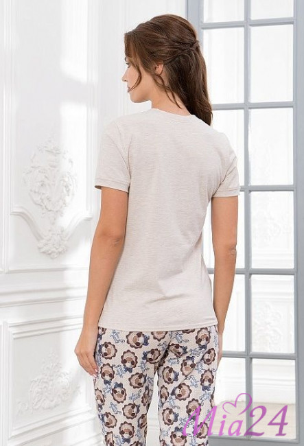 Комплект домашний женский "Cleo" 792 бежевый Комплект домашний женский "Cleo" 792 бежевый