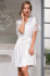 Халат женский шелковый Mia-Amore "White Swan" 3557 молочный