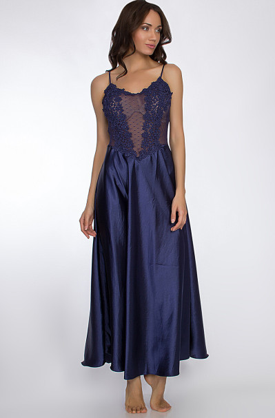 Сорочка женская длинная Mia-Mia "Sevilla" 17035 синий