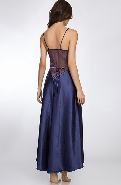 Сорочка женская длинная Mia-Mia "Sevilla" 17035 синий