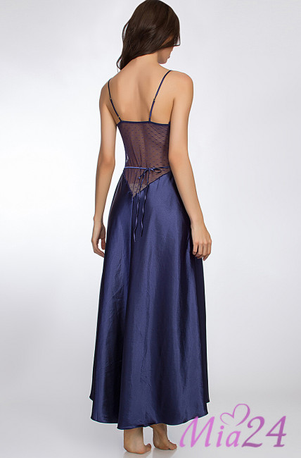 Сорочка женская длинная Mia-Mia "Sevilla" 17035 синий