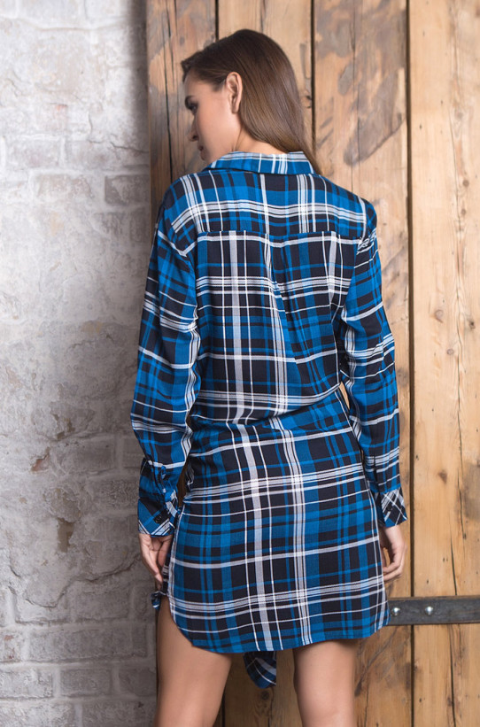 Туника домашняя женская Mia-Mia "Davina"16253 синий