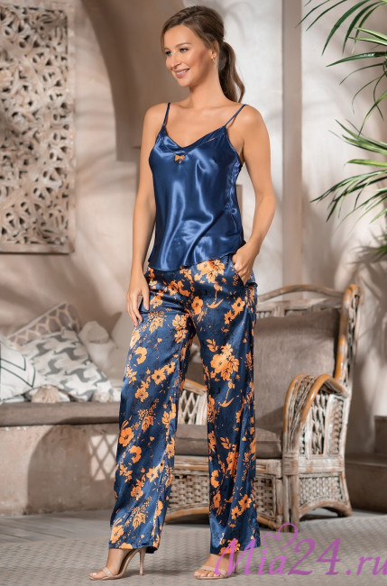 Комплект-тройка женский шелковый Mia-Amore "Qiara" 3826