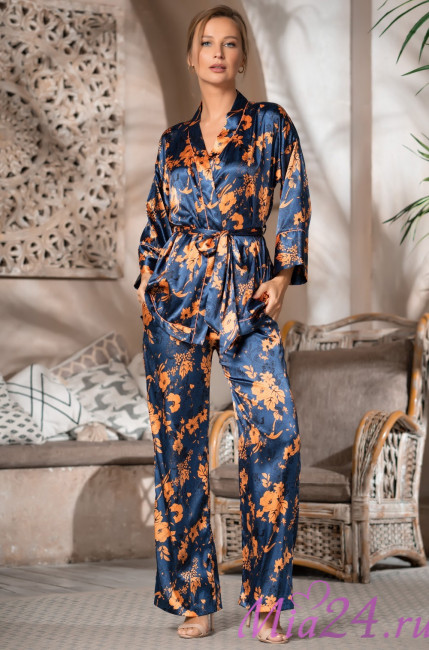 Комплект-тройка женский шелковый Mia-Amore "Qiara" 3826