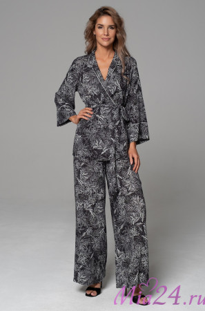Комплект домашний женский Mia-Amore Joline 5587 - жакет и брюки палаццо