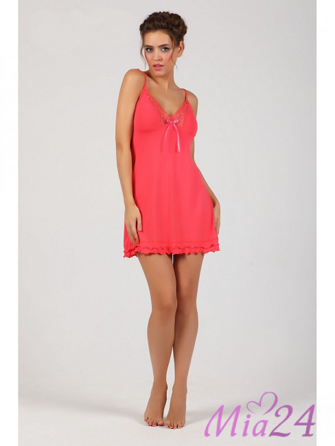 1503 Сорочка из вискозы Angelo коралловый 1503 Сорочка из вискозы Angelo коралловый