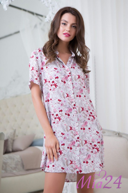 Туника женская из вискозы Mia-Mia "Daniella" 16206 розовый Туника женская из вискозы Mia-Mia "Daniella" 16206 розовый