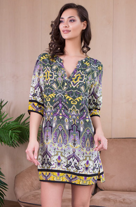 Туника короткая женская из вискозы Mia-Mia "Erica" 16354