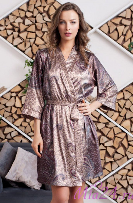 Халат женский шелковый Mia-Amore "Mokka" 3323 Халат женский шелковый Mia-Amore "Mokka" 3323