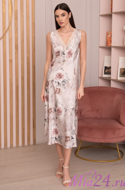 Сорочка женская длинная шелковая Mia-Amore "Clariss" 4168  Сорочка женская длинная шелковая Mia-Amore "Clariss" 4168