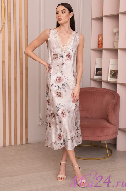 Сорочка женская длинная шелковая Mia-Amore "Clariss" 4168  Сорочка женская длинная шелковая Mia-Amore "Clariss" 4168