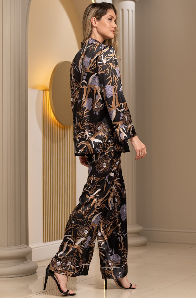 Комплект домашний женский рубашка+брюки Mia-Amore "Sabina" 4159