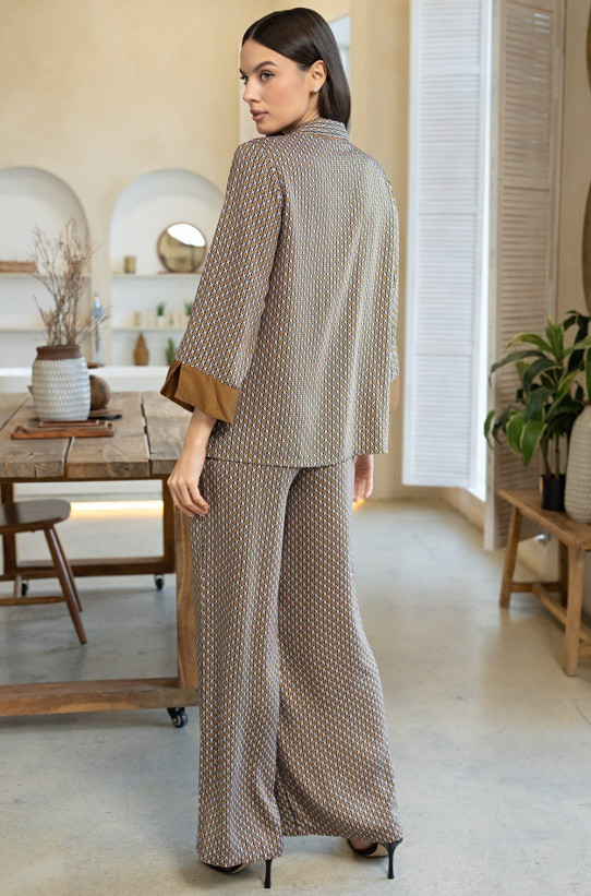 Комплект домашний Mia-Amore Donna 5136 - жакет и брюки с шелком