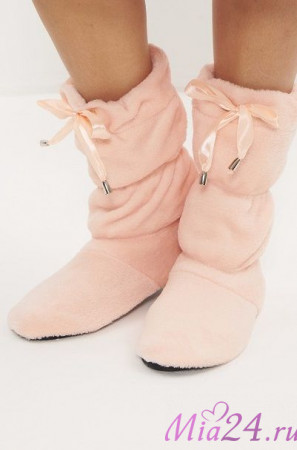 3-1203 Сапожки домашние "Cleo" персиковый