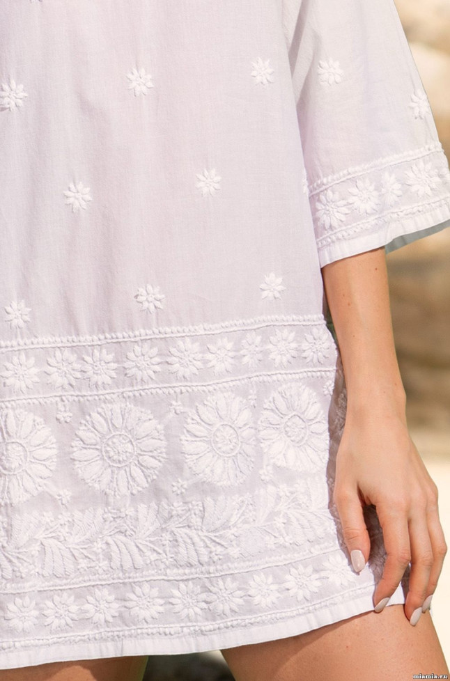 Туника короткая женская из хлопка Mia-Amore "Santa-Monica" 6880