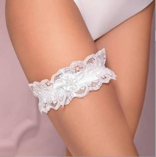 Кружевная подвязка Leilieve "Frou Frou" 587 белый
