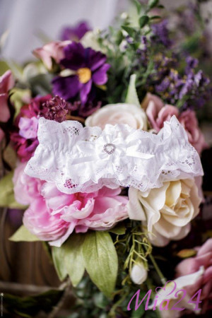 Кружевная подвязка Leilieve "Frou Frou" 587 белый Кружевная подвязка Leilieve "Frou Frou" 587 белый