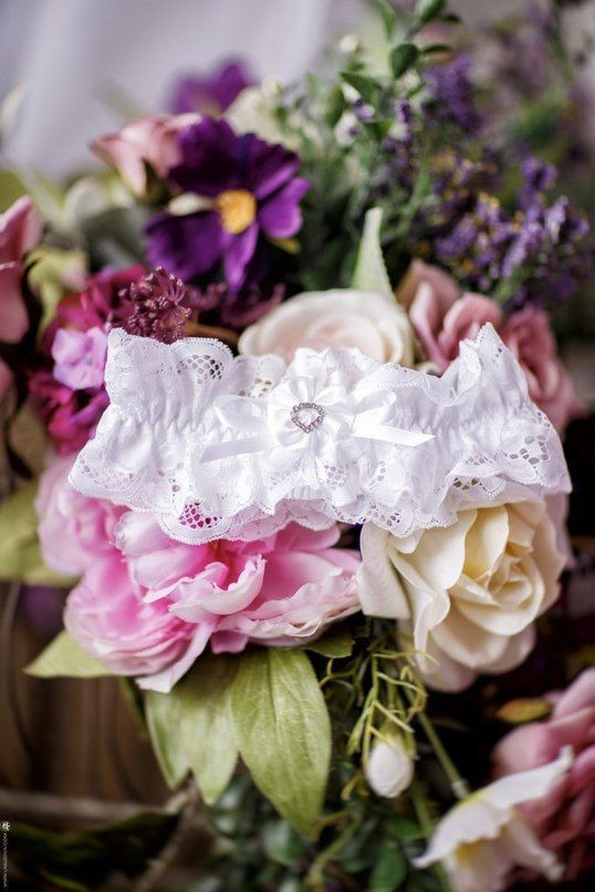 Кружевная подвязка Leilieve "Frou Frou" 587 белый