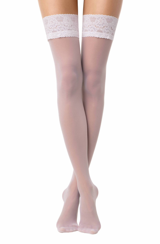 Чулки женские Conte Class 20 белый