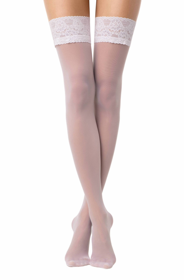 Чулки женские Conte Class 20 белый