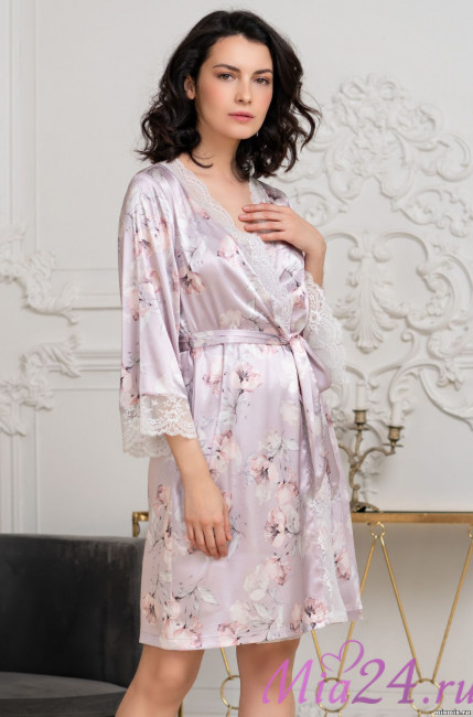 Халат женский шелковый Mia-Amore "Seline" 3713 Халат женский шелковый Mia-Amore "Seline" 3713