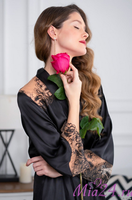 Халат женский шелковый Mia-Amore "Amanda" 3633 Халат женский шелковый Mia-Amore "Amanda" 3633