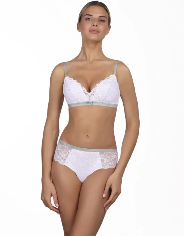 Трусы женские бразильяна Amelie "Polina" 2011-3 белый