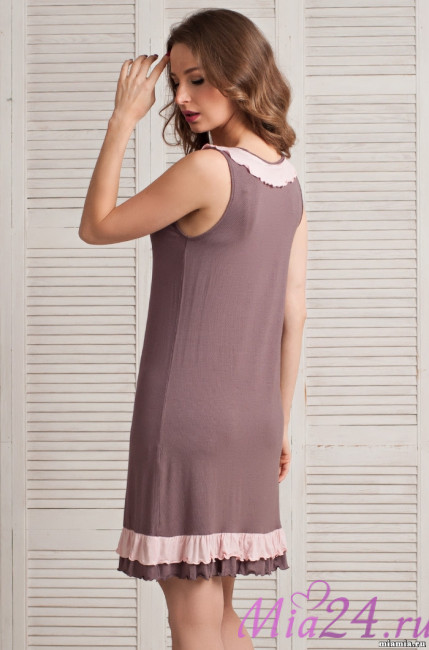 Сорочка женская из вискозы Mia-Mella "Milena" 6604 Сорочка женская из вискозы Mia-Mella "Milena" 6604